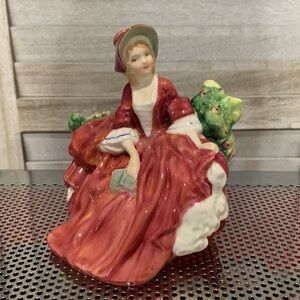 EUC Vintage Royal Doulton “Lydia” Glass Figure